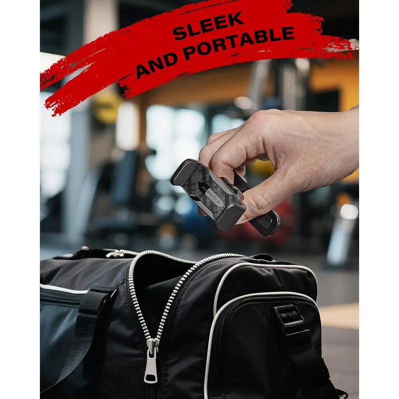 Magnetic Gym Phone Mount – 360° Adjustable Aluminum Holder for Workout Recording