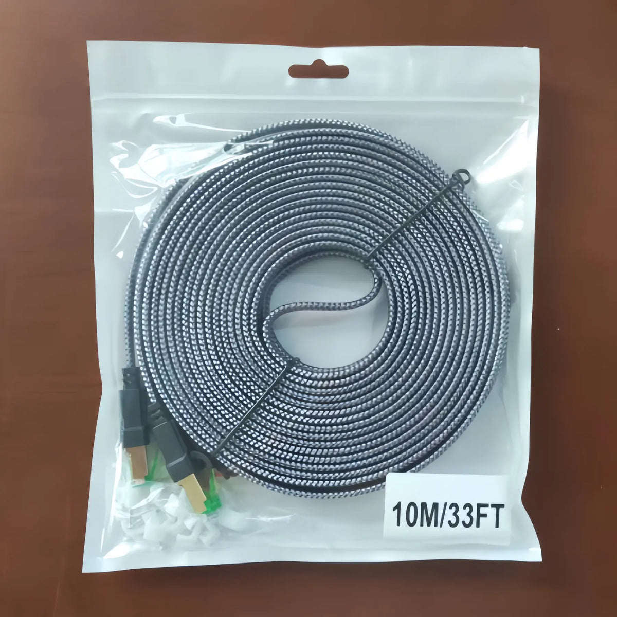 Cat 8 Ethernet Cable – 40Gbps, 2000MHz, Braided RJ45 Network Cable 10m