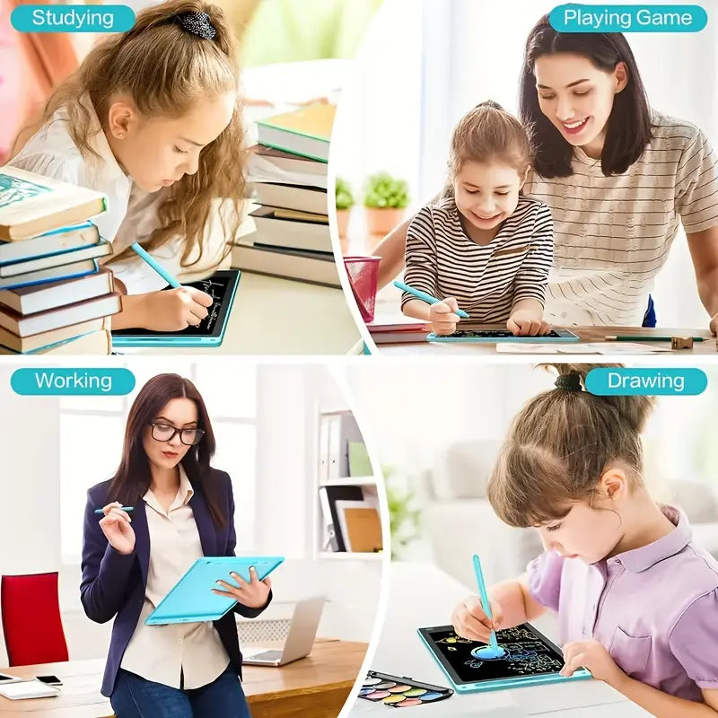 LCD Writing Tablet for Kids – Colorful Drawing Board with Stylus