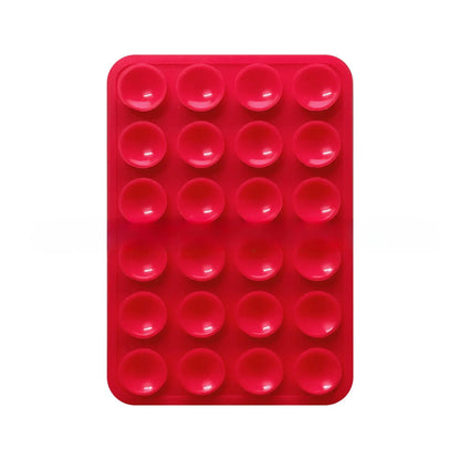 Double-Sided Silicone Suction Phone Holder – Hands-Free Mount for Mirrors & Tiles