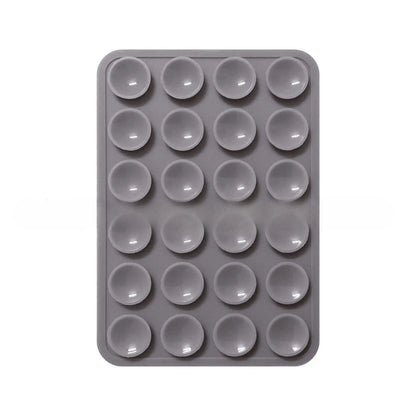 Double-Sided Silicone Suction Phone Holder – Hands-Free Mount for Mirrors & Tiles