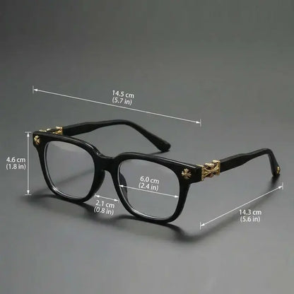 Blue Light Blocking Glasses – Square Frame, Non-Prescription, for Work & Everyday Wear