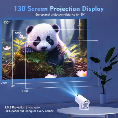 Magcubic HY300 Pro Mini Projector – 720p, Android 14, Wi-Fi 6, Auto Keystone