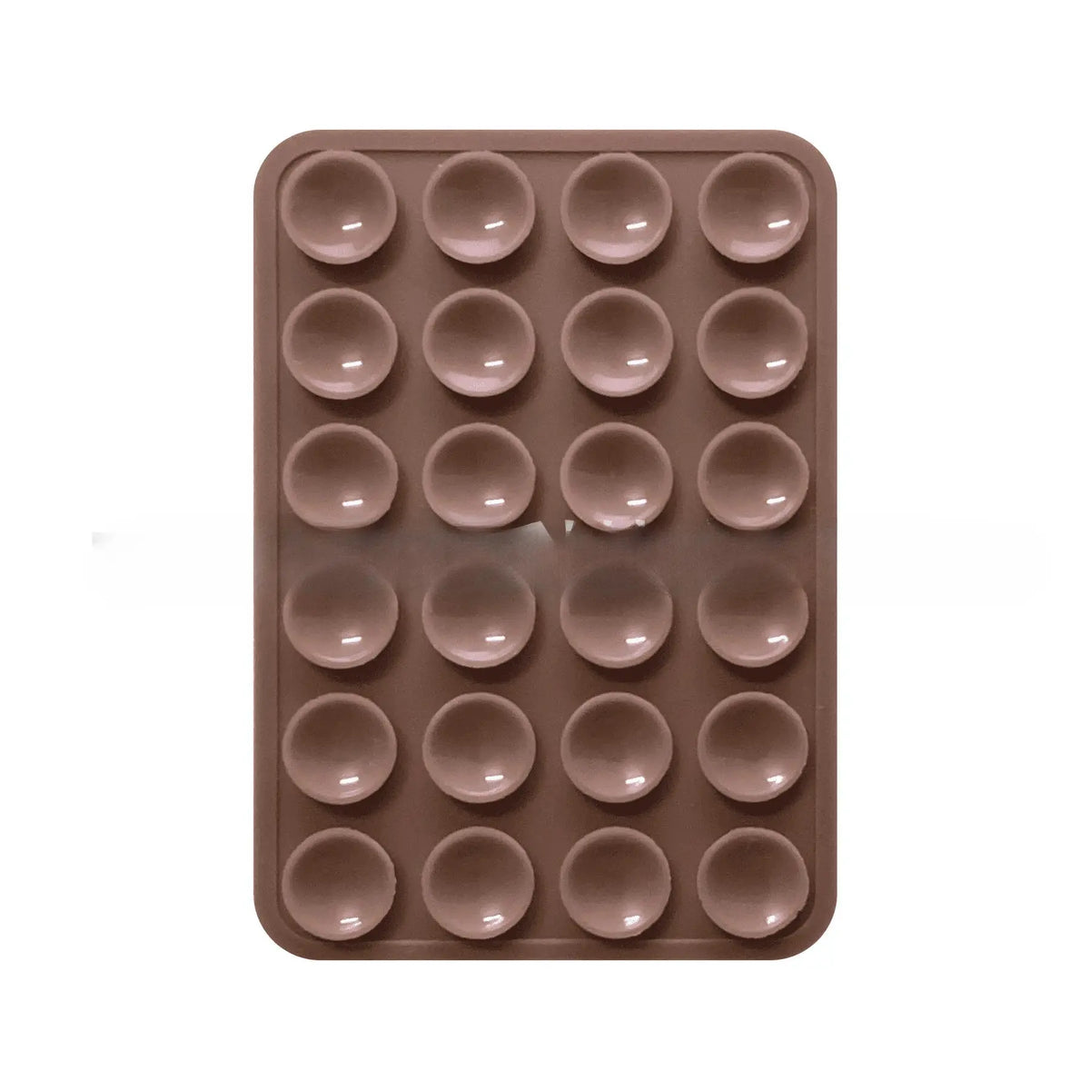 Double-Sided Silicone Suction Phone Holder – Hands-Free Mount for Mirrors & Tiles