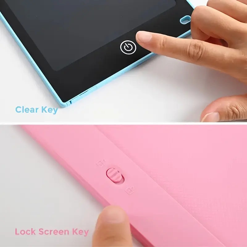 LCD Writing Tablet for Kids – Colorful Drawing Board with Stylus