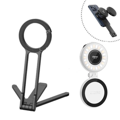 Ulanzi MA30 Magnetic Phone Tripod – MagSafe Compatible, Foldable Aluminum Grip