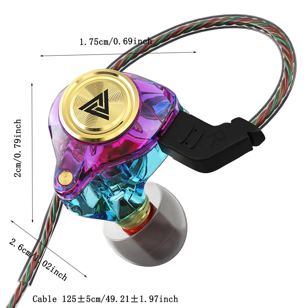 Wired In-Ear Earphones with Mic – Hi-Fi Stereo Sound, Noise Isolating