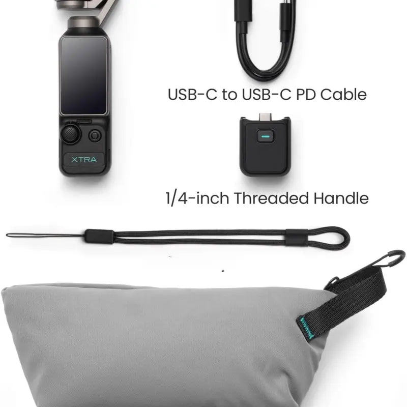 Xtra Muse Pocket Gimbal Camera – 1-Inch Sensor, 4K 120fps