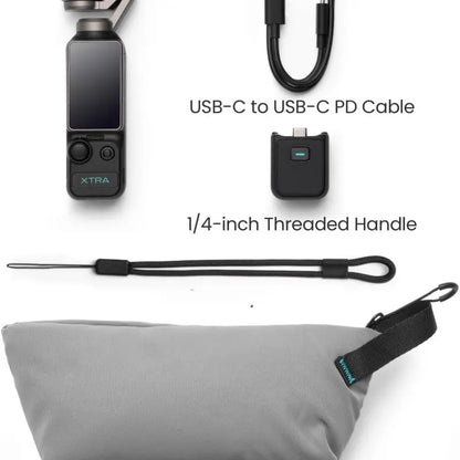 Xtra Muse Pocket Gimbal Camera – 1-Inch Sensor, 4K 120fps