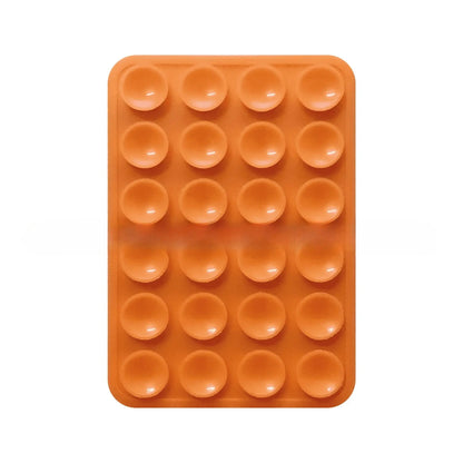 Double-Sided Silicone Suction Phone Holder – Hands-Free Mount for Mirrors & Tiles