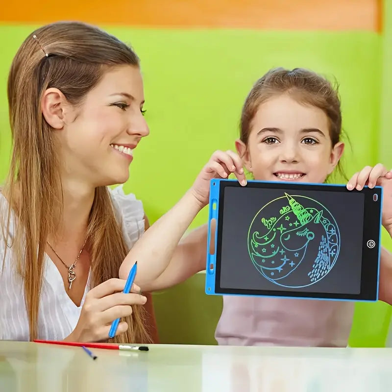 LCD Writing Tablet for Kids – Colorful Drawing Board with Stylus
