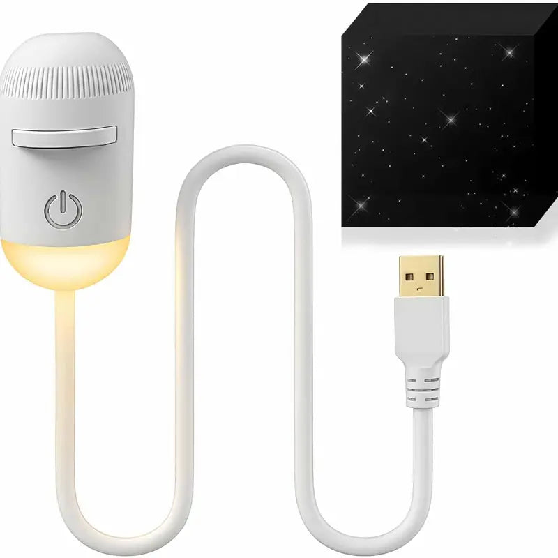 Galaxy Projector Night Light – 2-in-1 Starry Sky Projection & Warm Light, USB Powered