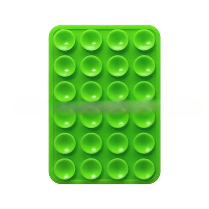 Double-Sided Silicone Suction Phone Holder – Hands-Free Mount for Mirrors & Tiles