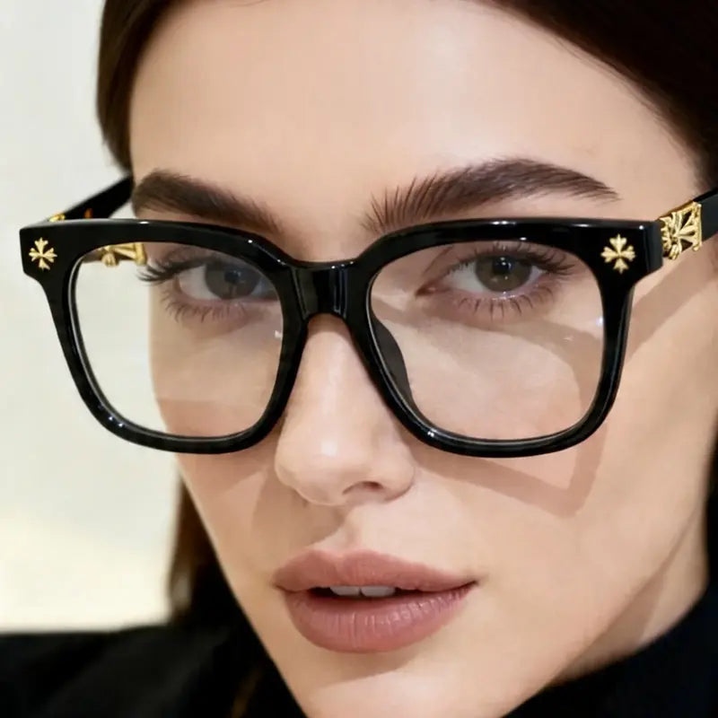 Blue Light Blocking Glasses – Square Frame, Non-Prescription, for Work & Everyday Wear
